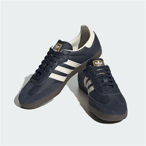 navy blue adidas sambas women.